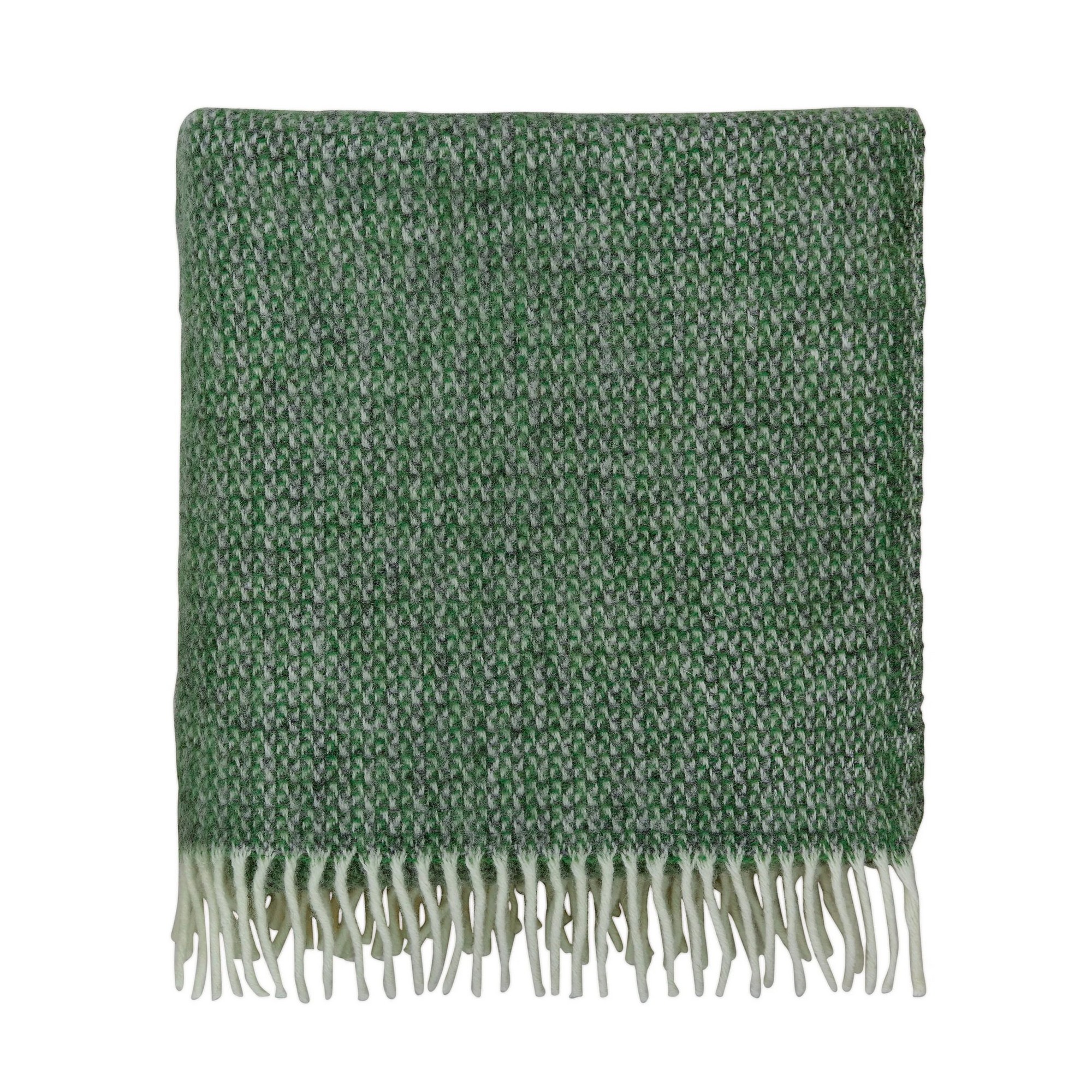 Burleigh Wool Throw By Bedeck Of Belfast X Burleigh In Green